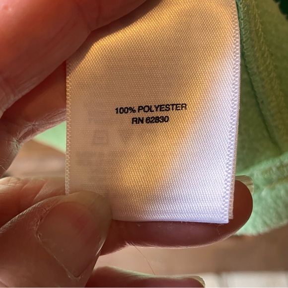 Lands' End Anyweather Mint Green Quarter-Zip Pullover size Small - Picture 4 of 5